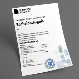 Bielefeld Universität pdf urkunde diplom master bachelor