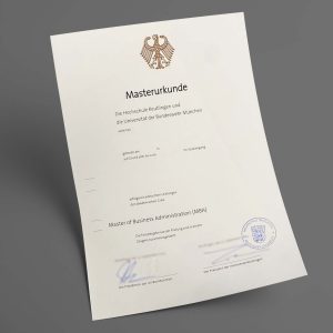 Bundeswehr Universität Munich pdf urkunde diplom master bachelor