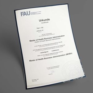 Erlangen‑Nürnberg Universität pdf urkunde diplom master bachelor