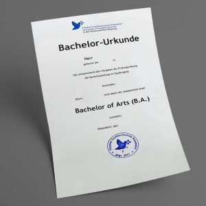 Fliedner Fachhochschule Düsseldorf pdf urkunde diplom master bachelor