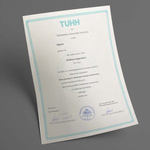 Hamburg Technische Universität pdf urkunde diplom master bachelor