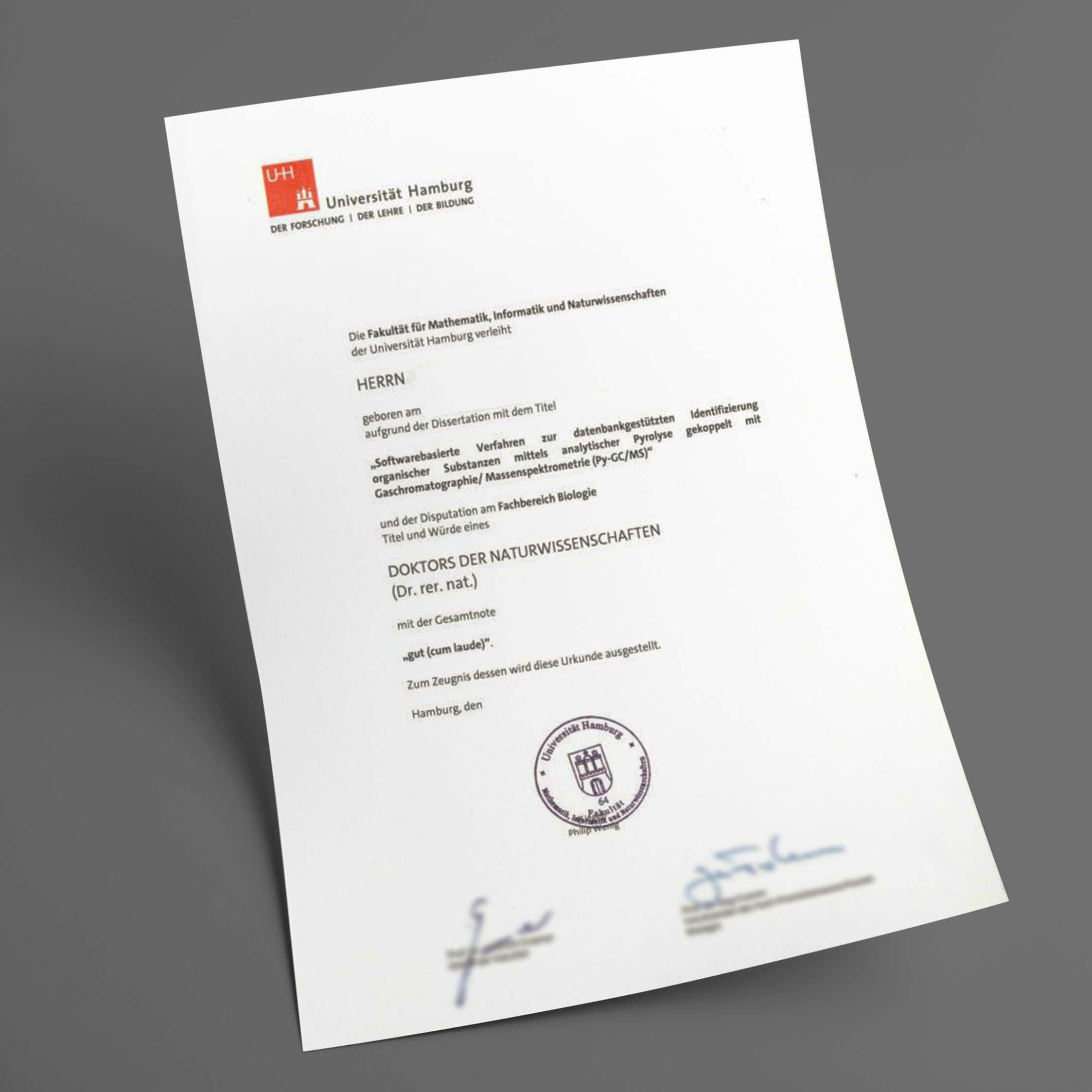 Du betrachtest gerade Universität Hamburg diplom kaufen