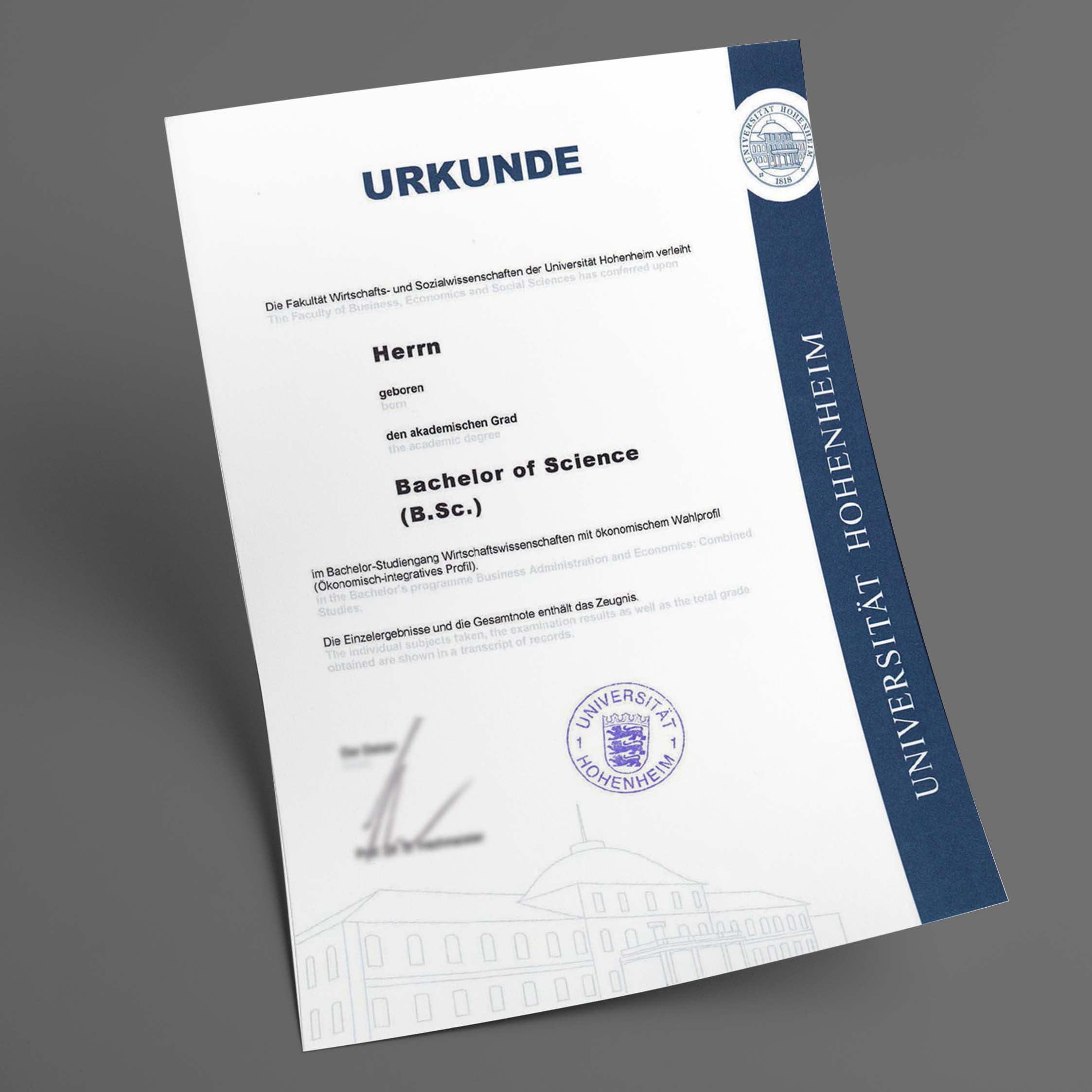 Du betrachtest gerade University of Hohenheim diplom kaufen