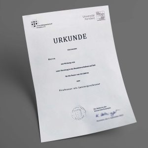 Konstanz Universität pdf urkunde diplom master bachelor