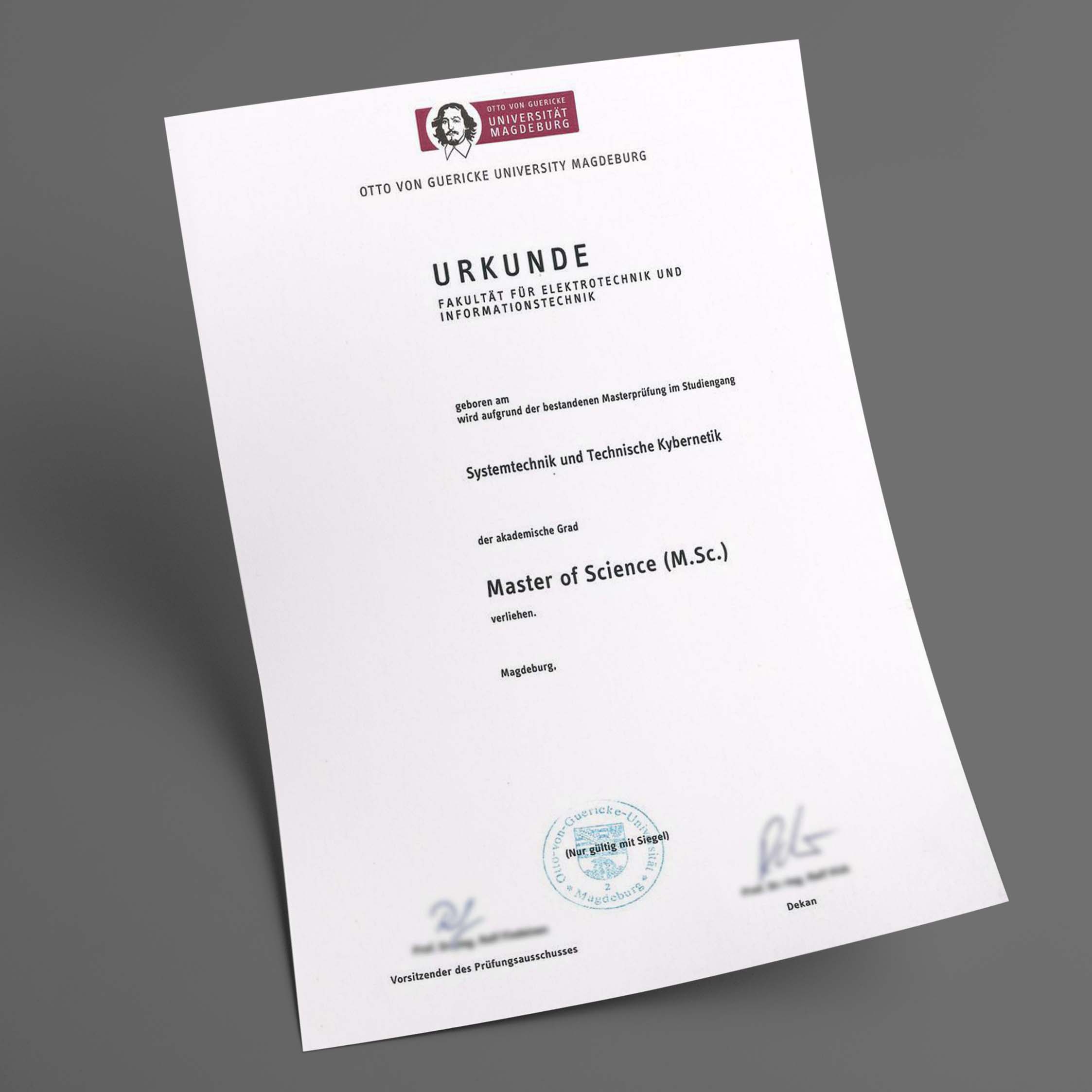 Du betrachtest gerade Otto von Guericke Universität Magdeburg diplom kaufen
