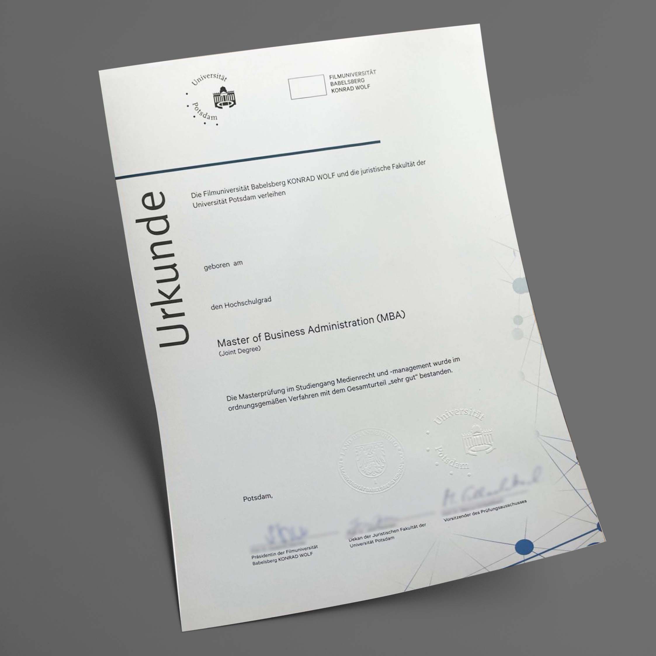 Du betrachtest gerade Universität Potsdam diplom kaufen