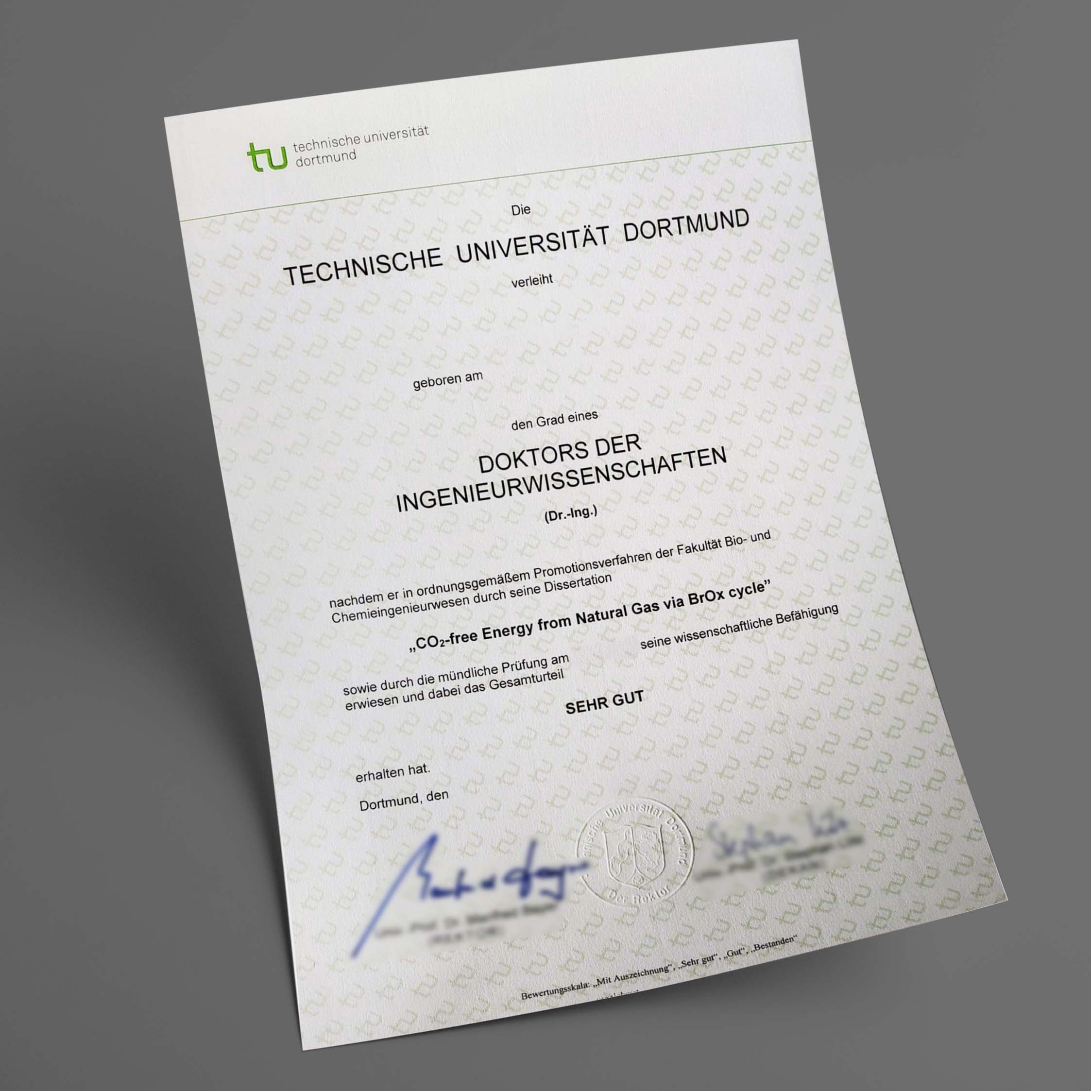 Du betrachtest gerade TU Dortmund diplom kaufen