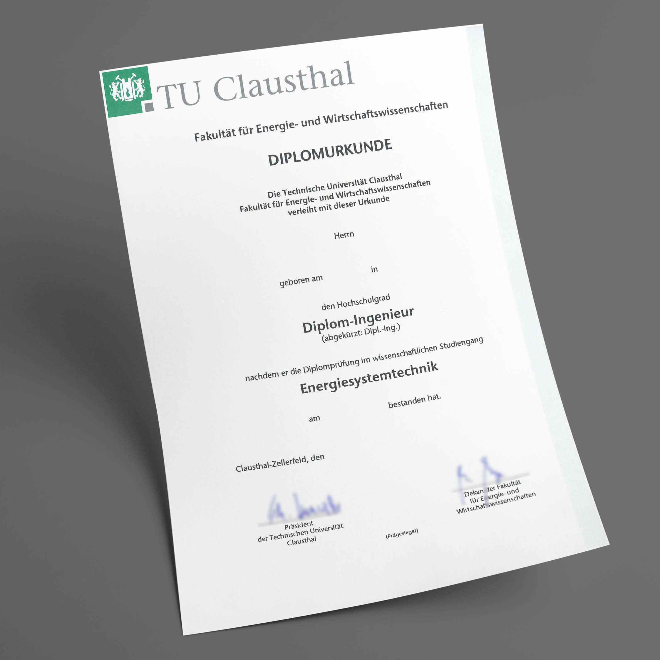 Du betrachtest gerade Clausthaler Berg- und Hüttenuniversität diplom kaufen