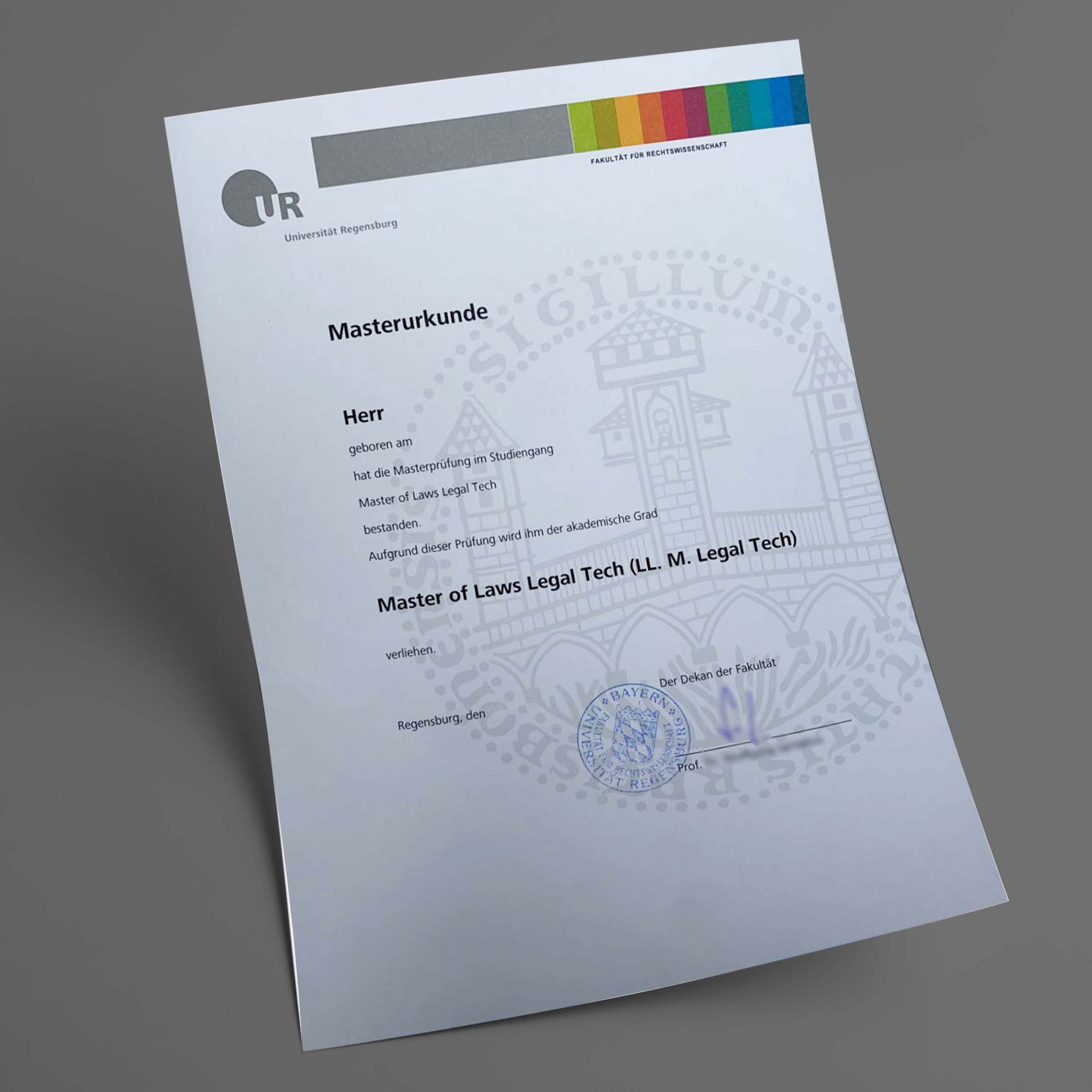 Du betrachtest gerade Universität Regensburg diplom kaufen