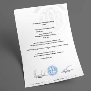 Viadrina Universität Frankfurt pdf urkunde diplom master bachelor